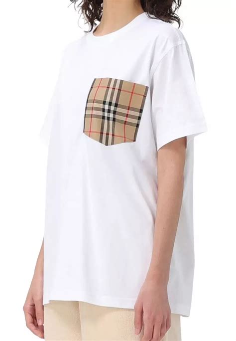 burberry ladies shirts|burberry check pocket t shirts.